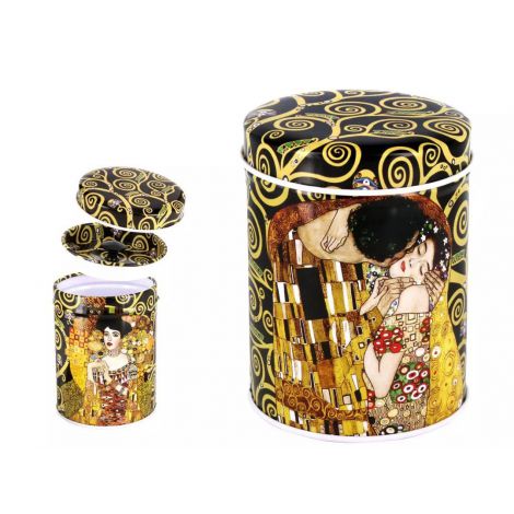 Puszka Carmani 6.5x9cm G. Klimt, Pocałunek/Adela